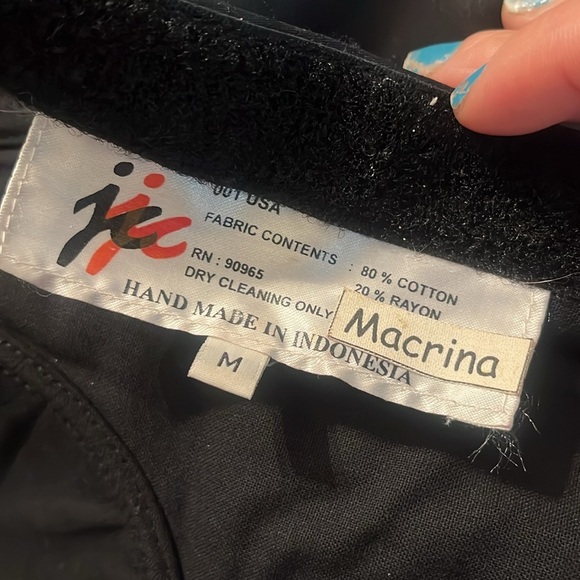 Macrina Elegant Red Sequin Corset Top Bustier velco closure Sz M Women - Picture 7 of 7